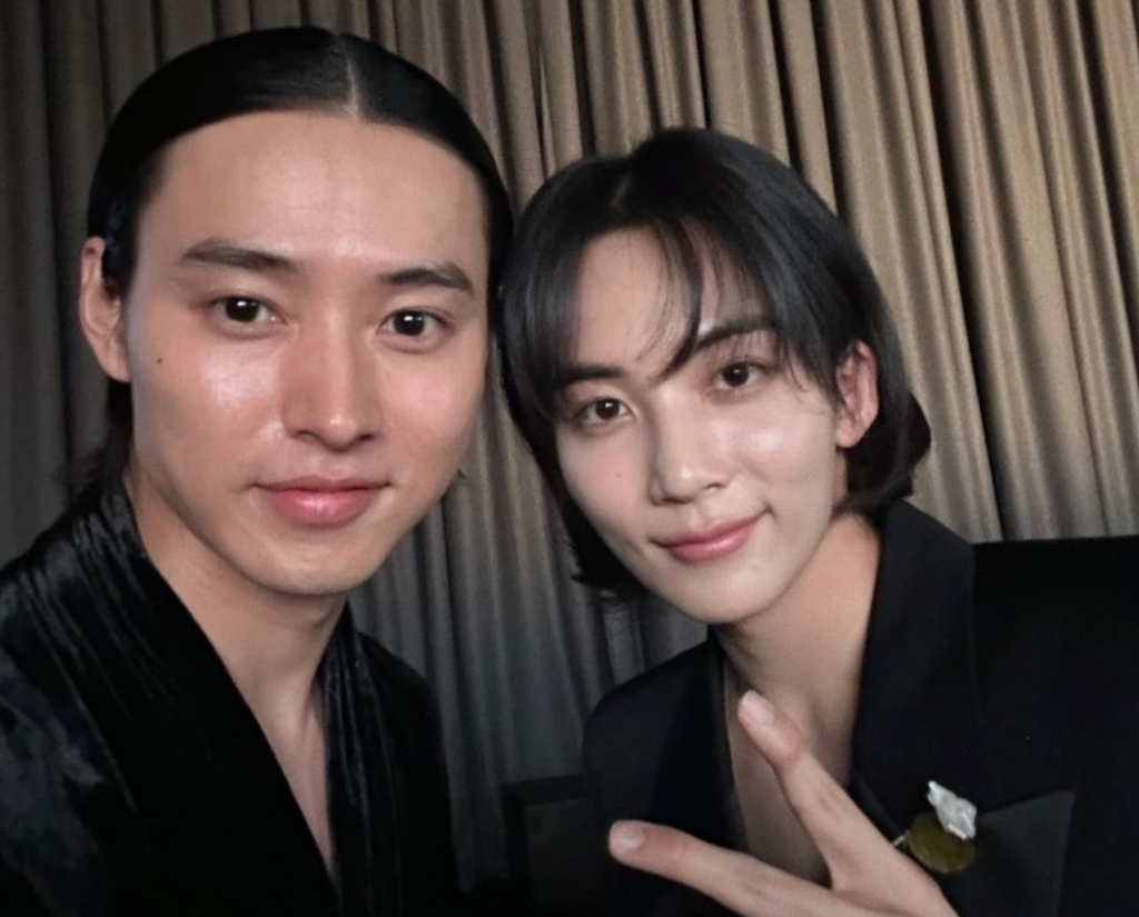 SEVENTEEN Jeonghan Bonds With Kento Yamazaki at YSL Show