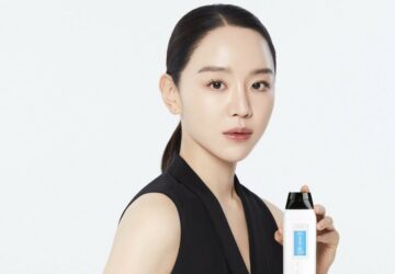 Shin Hye Sun models for a product on Instagram