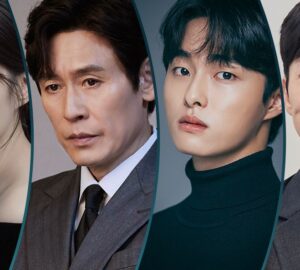 The four leads of medical drama Hyper Knife