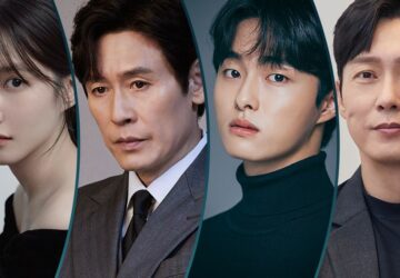 The four leads of medical drama Hyper Knife